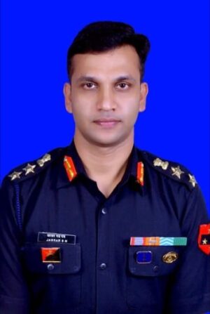ഇന്ത്യൻ ആർമിയിൽ കേണലായ എസ്.എം. ജാസറിന് ഉന്നത സൈനിക ബഹുമതിയായ ഡി.ജി.കോസ്റ്റ് ഗാർഡ് കമന്റേഷൻ കാർഡ് അവാർഡ് ലഭിച്ചു